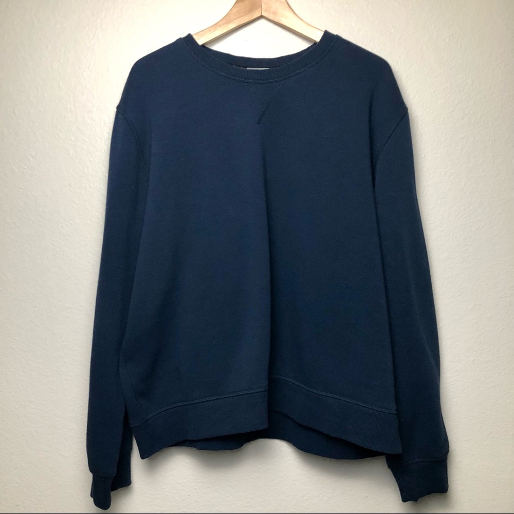 Blue crewneck sweater